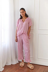 Sophie Sleep Set Gingham Berry