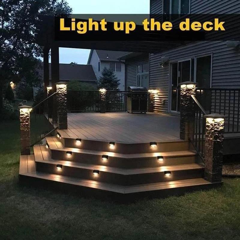 Illuminating Outdoor Spaces: Waterproof Solar Deck Lights