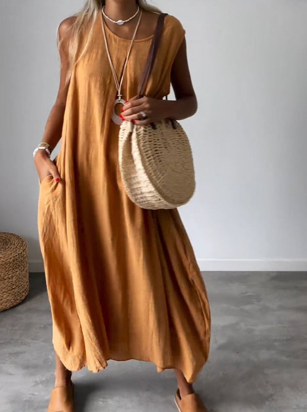 Sleeveless Loose Dress