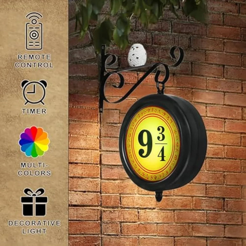 Harry Potter Platform 9 3/4 Wall Hanging Light